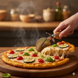 Portada del plato 'Pizza mozarella'