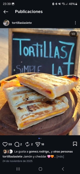 Portada del plato 'Jamon y Cheddar'