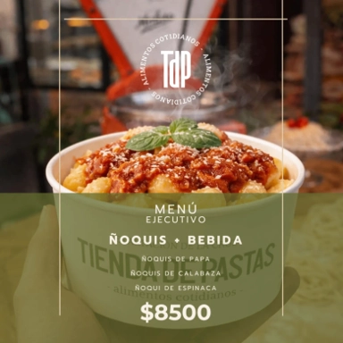 Portada del plato 'Ñoquis de Papa'