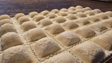 Portada del plato 'Ravioles Ricota y Queso'