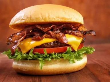 Portada del plato 'Hamburguesa Bacon '
